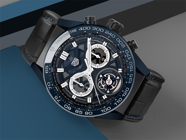 إليك ساعة Carrera “Tête de Vipère” Chronograph Tourbillon Chronometerالجديدة